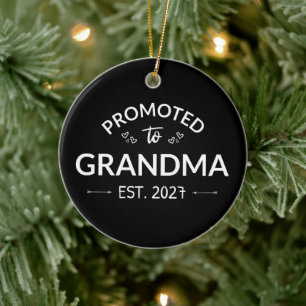 Zur Oma befördert Eröffnet 2027 Neue Nana II Keramik Ornament
