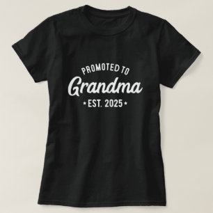 Zur Oma befördert Est 2025 Retro Oma 2025 T-Shirt