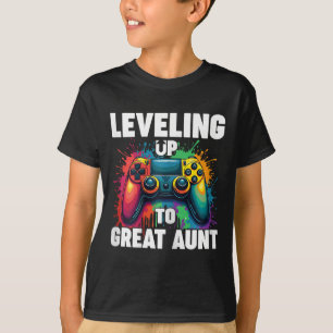 Zur Oma befördert Geschlechterenthüllung Levelaufs T-Shirt