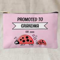 Zur Oma befördert Marienkäfer rosa Jahr