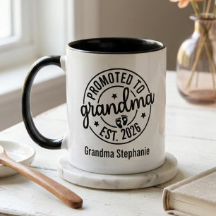 Zur Oma befördert – Neues Oma-Geschenk Tasse