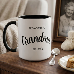 Zur Oma befördert - Schwangerschaftsankündigung -  Tasse
