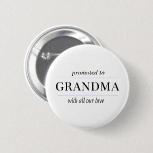 Zur Oma ernannt Geschenk Button