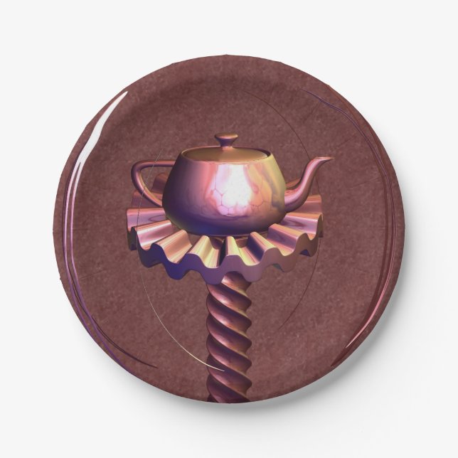 Zur Reflektion Pappteller (Vorderseite)