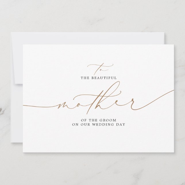 Zur schönen Mutter der Hochzeit (Vorderseite)