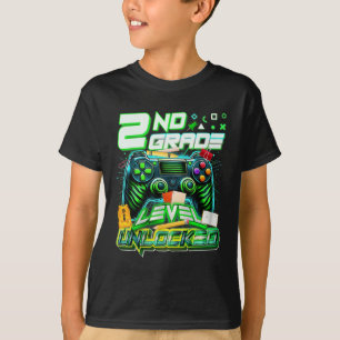 Zur Schule Ck 2. Klasse freigeschalteter Gamer zue T-Shirt