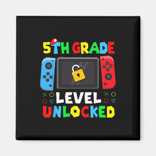 Zur Schule freigeschaltete 5. Klasse Stufe Gamer K Magnet