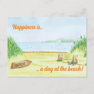 Zur Strandpostkarte Postkarte