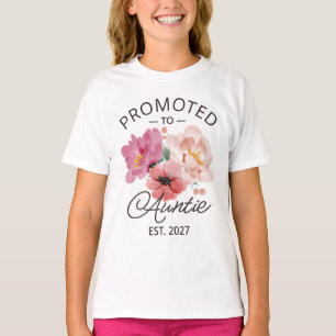 Zur Tante befördert Est 2027 Neue Tante VI T-Shirt