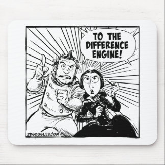 Zur Unterschied-Motor-Platte Mousepad
