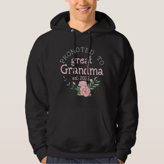 Zur Urgroßmutter befördert Est 2022 Erste Großmutt Hoodie