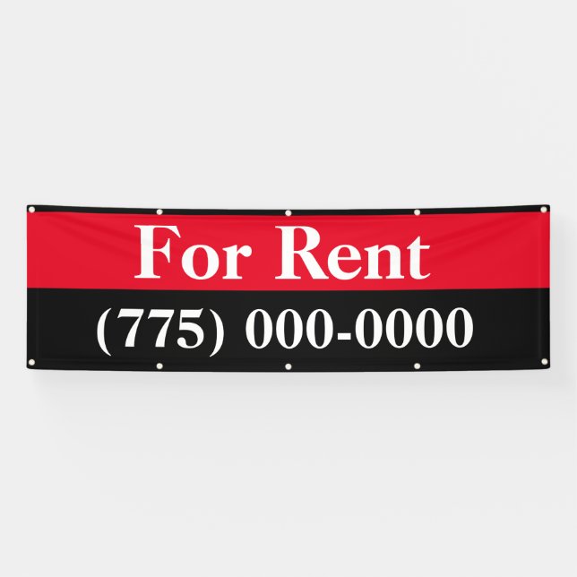 Zur Vermietung von Vinyl im Freien Banner (Horizontal)