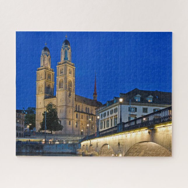 Zürcher Kathedrale Jigsaw Puzzle (Horizontal)