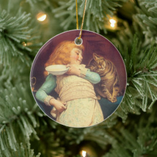 Zureden ist besser als Necken Charles Burton Barbe Keramikornament