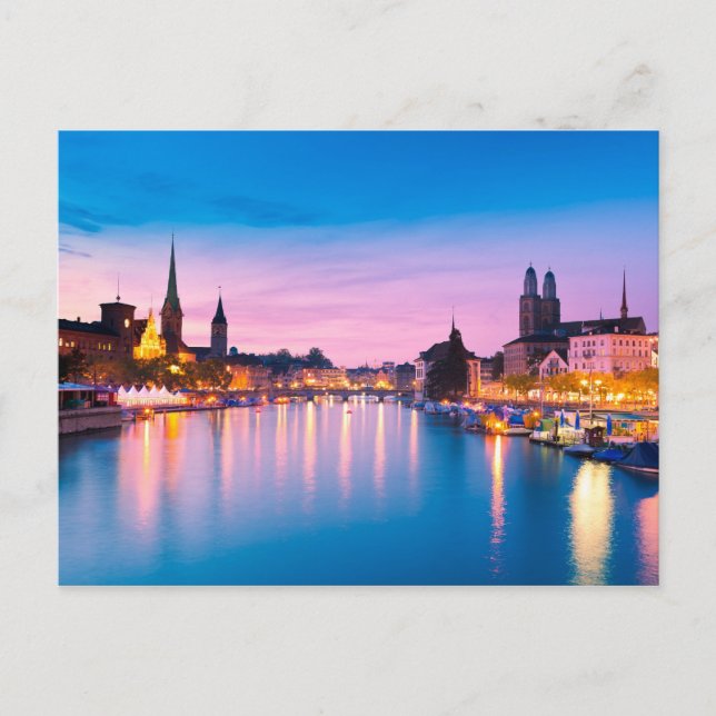 Zürich 003A Postkarte (Vorderseite)
