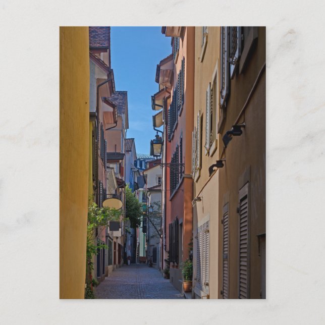 Zurich Backstreet Postcard Postkarte (Vorderseite)
