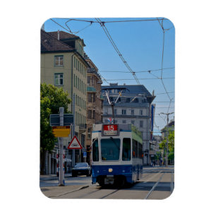 Zürich Blue Tram Magnet