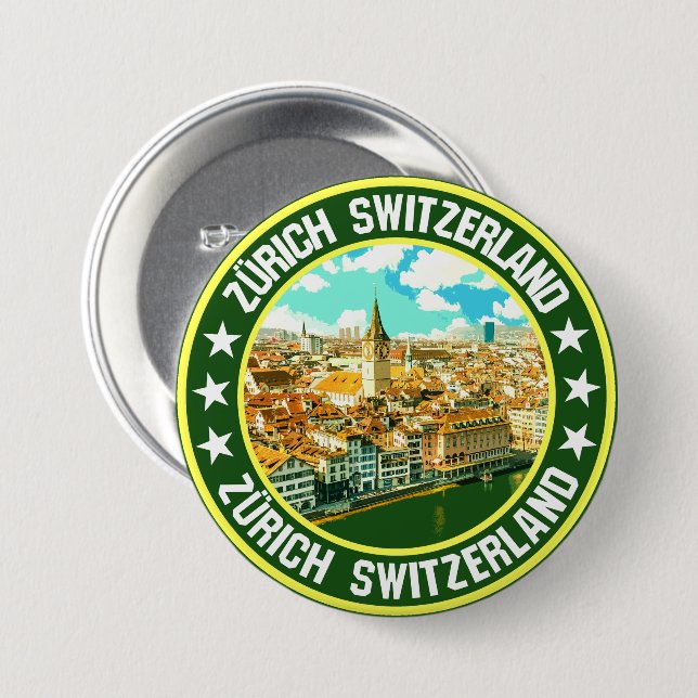 Zürich Button (Vorne & Hinten)