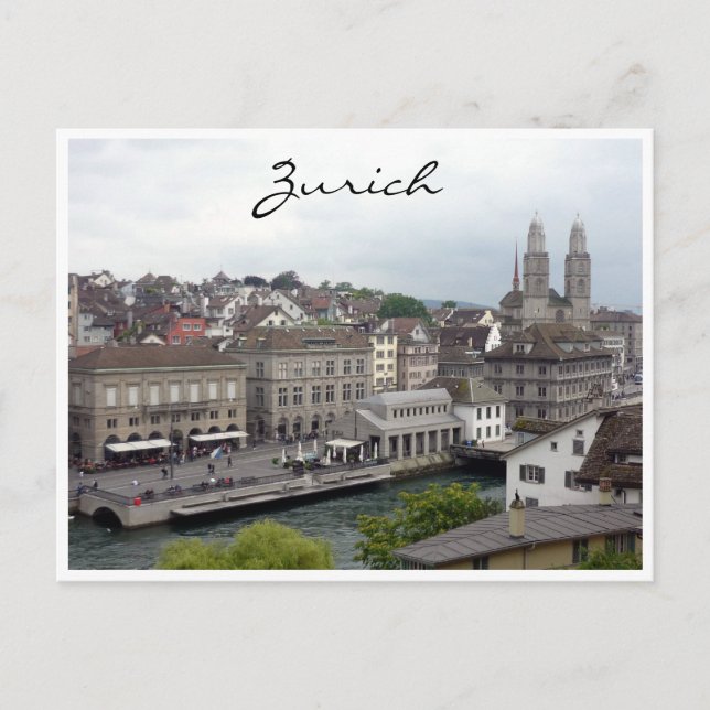 zurich limmat postkarte (Vorderseite)