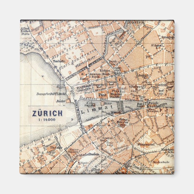 Zürich Magnet (Vorne)