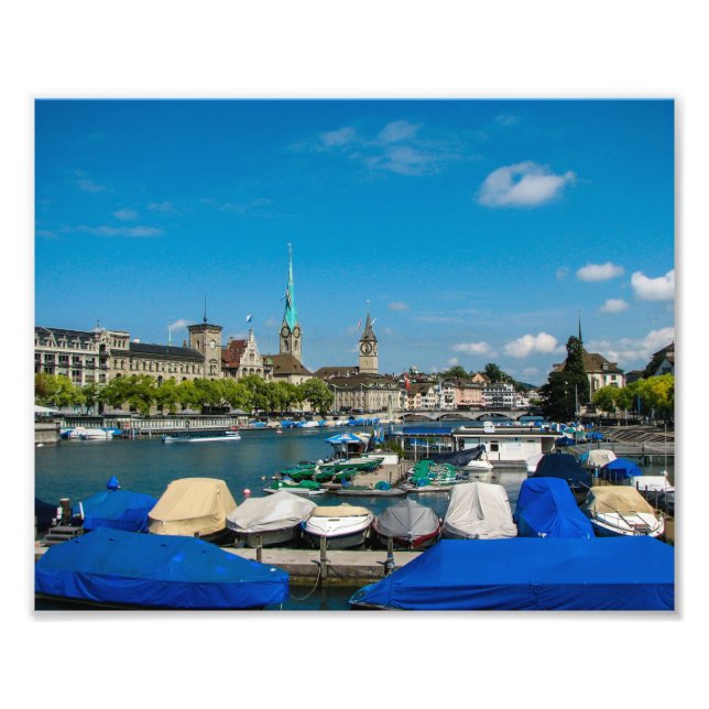 Zürich, Schweiz - Foto Print (Vorne)