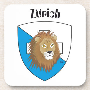 Zürich Schweiz Kork-Untersetzer Getränkeuntersetzer