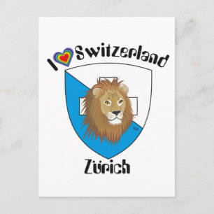 Zürich Schweiz Postkarte