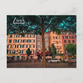 Zürich, Schweiz Postkarte