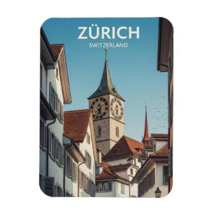 Zürich Schweiz Reise Magnet