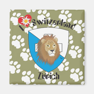 Zürich Schweiz Suisse Svizzera Magnet