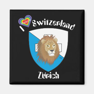 Zürich Schweiz Suisse Svizzera Magnet