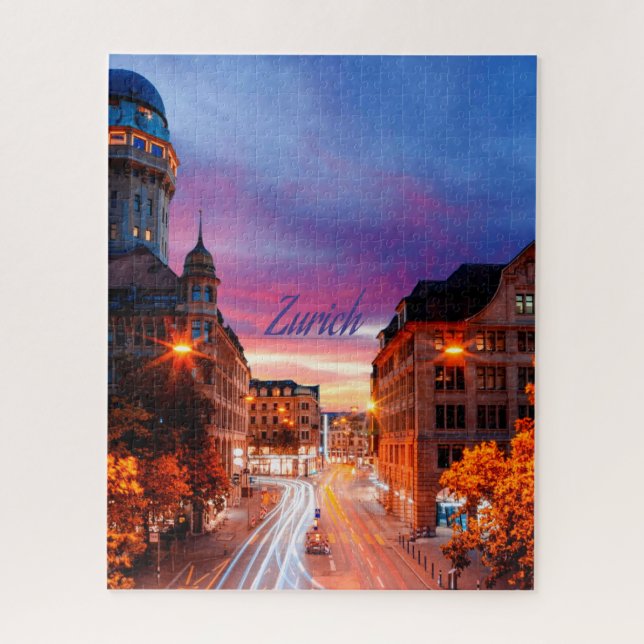 Zürich Schweiz Sunset (Vertikal)