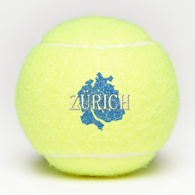 Zürich Tennisbälle (Vorderseite)