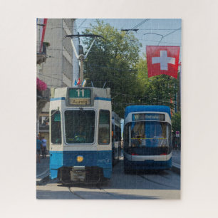 Zürich Trams Schweiz Jigsaw Puzzle