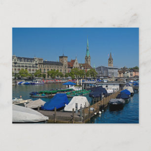 Zurich Waterfront - Zürichsee Postkarte