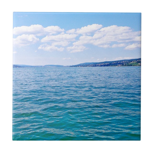 Zürichsee Fliese (Vorderseite)