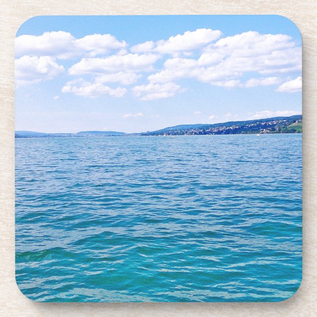 Zürichsee Getränkeuntersetzer (Vorderseite)