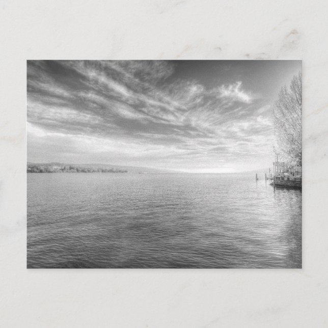 Zürichsee Infrared Postkarte (Vorderseite)