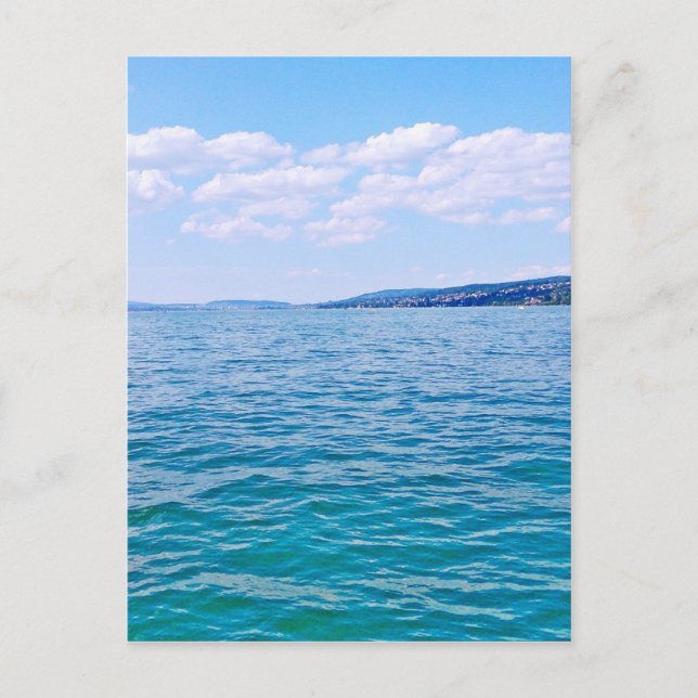 Zürichsee Postkarte (Vorderseite)