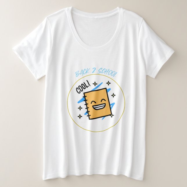 Zurück 2 Schule Cool School Beginnen T - Shirt (Design vorne)