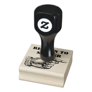 Zurück an Absender Gummistempel