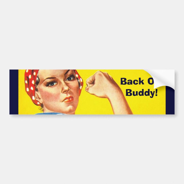 Zurück aus Buddy! Autoaufkleber (Vorne)