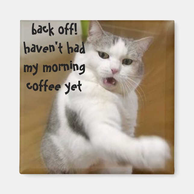 "Zurück aus" Magnet (Vorne)