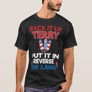 Zurück damit Terry-Shirt Fourth of July Lustiges T T-Shirt