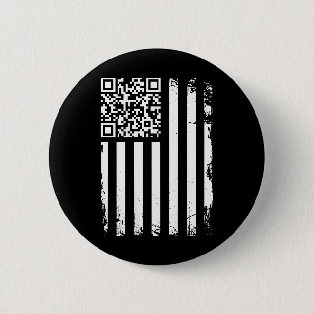 (zurück) Funny Qr ist kein kleines BTCH-Code-Spric Button (Vorderseite)