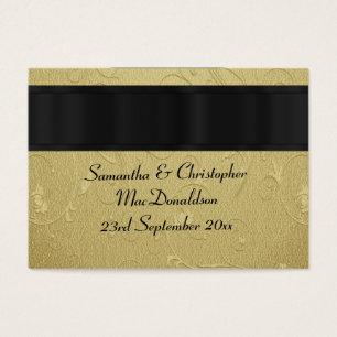 Zurück, goldene Gastgeschenk Hochzeit danke