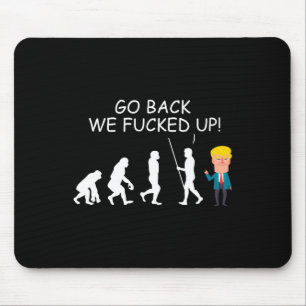 Zurück haben wir die lustige Anti-Trump 2020 Wahl  Mousepad