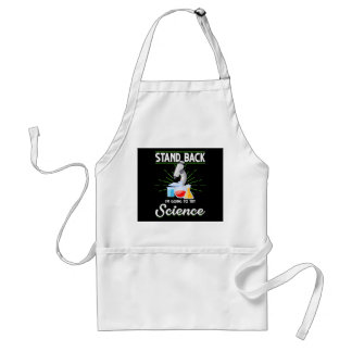 Zurück, ich versuche ein Geschenk der Wissenschaft Schürze