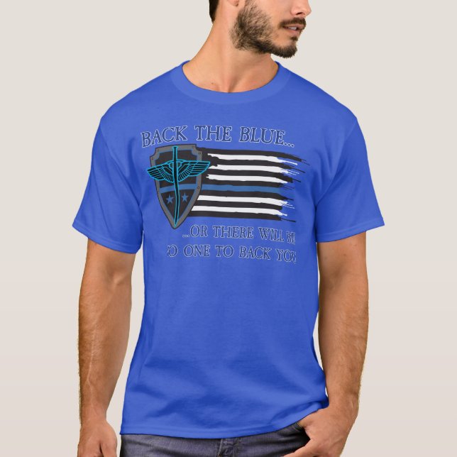 Zurück in Blau oder es wird niemanden geben, der d T-Shirt (Vorderseite)