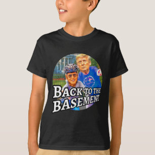Zurück in den Keller Biden Trump Fahrrad Patriot R T-Shirt